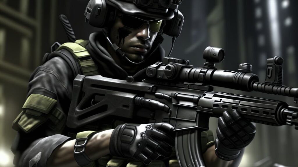 A captivating display of powerful weaponry in MW3, ready for virtual battle